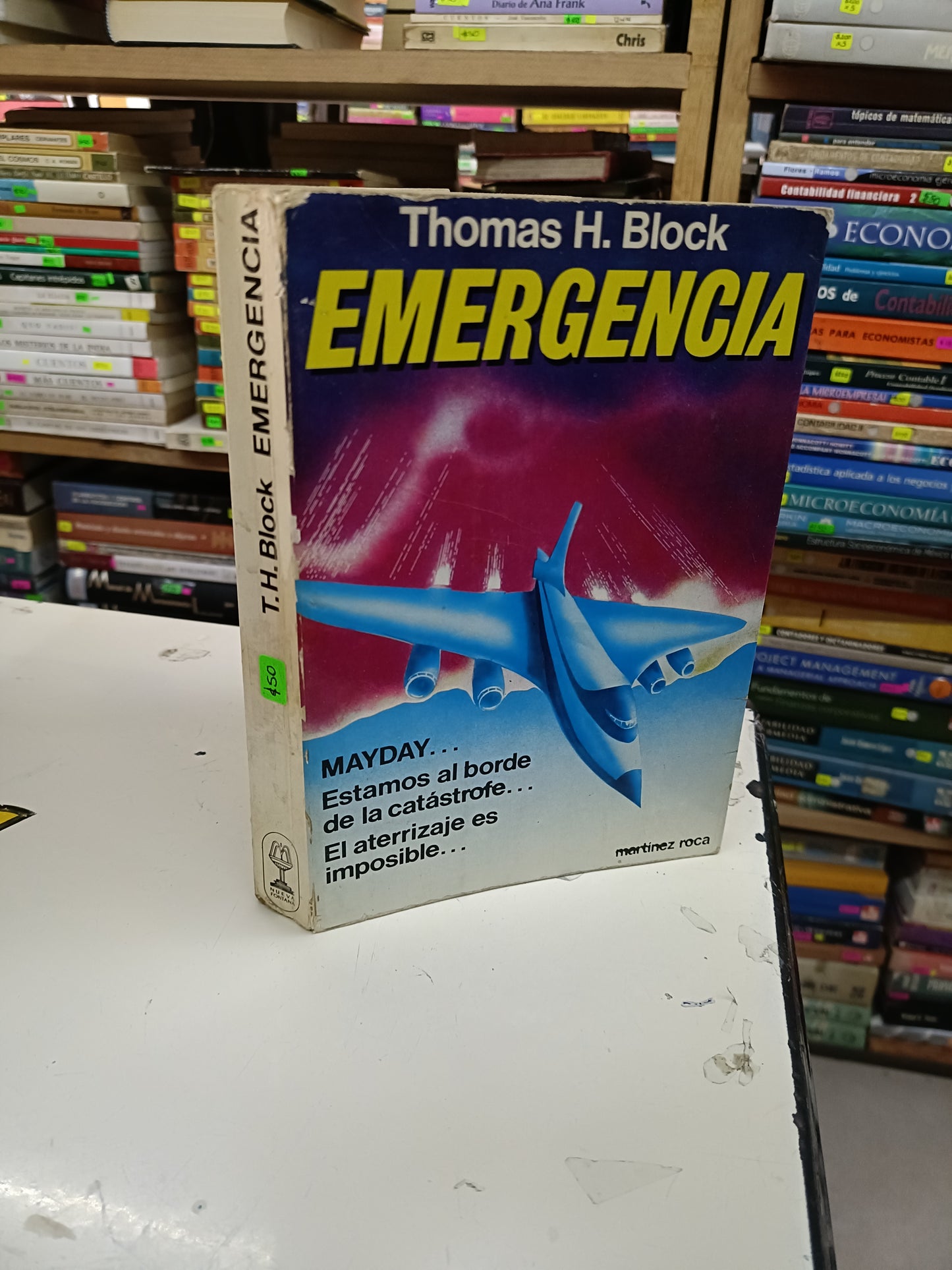 EMERGENCIA POR THOMAS H. BLOCK USADO NOVELA LITERARIO 207