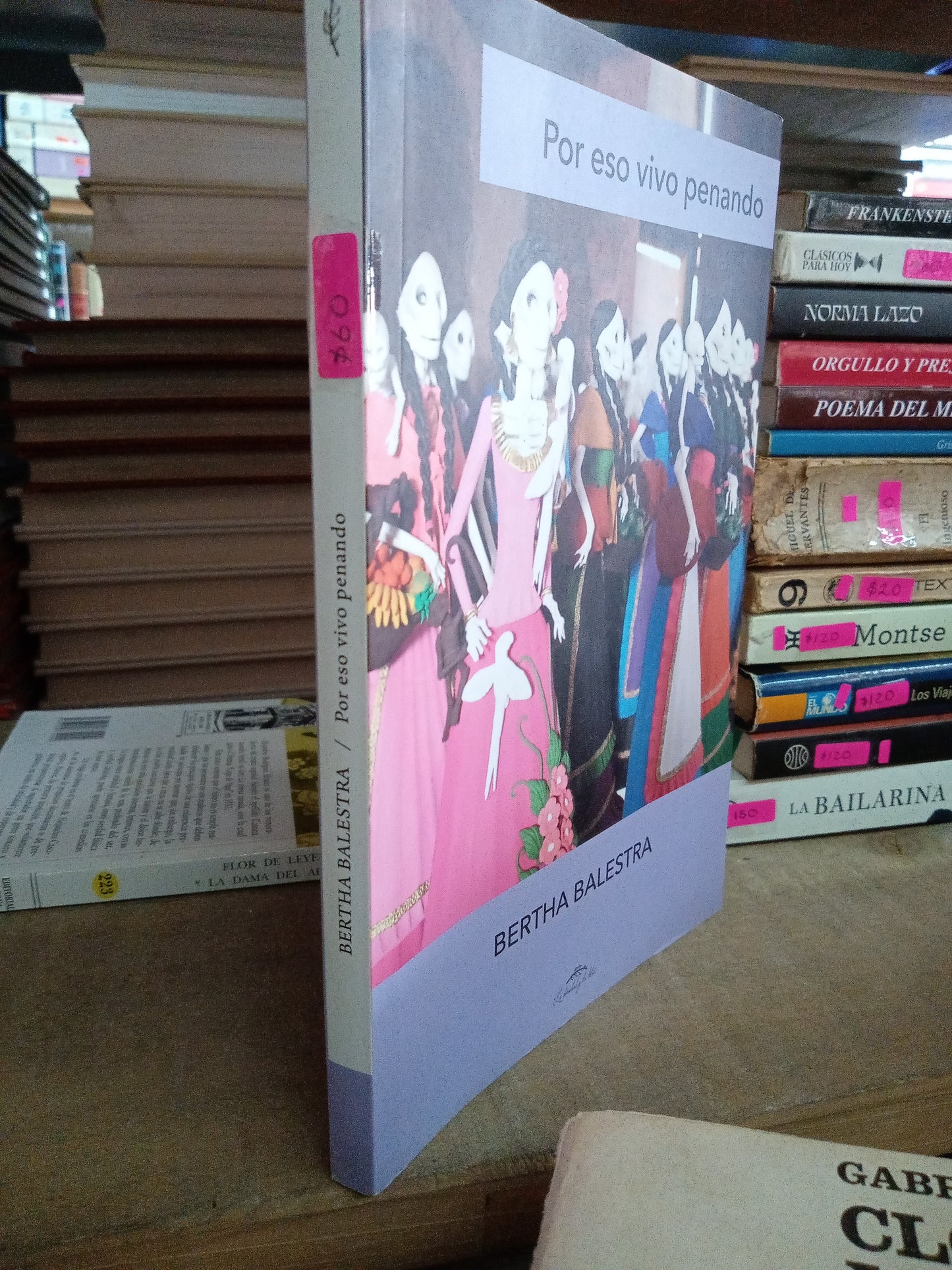 POR ESO VIVO PENSANDO PIR VERTHA BALESTRA USADO NOVELA LITERARIO 207