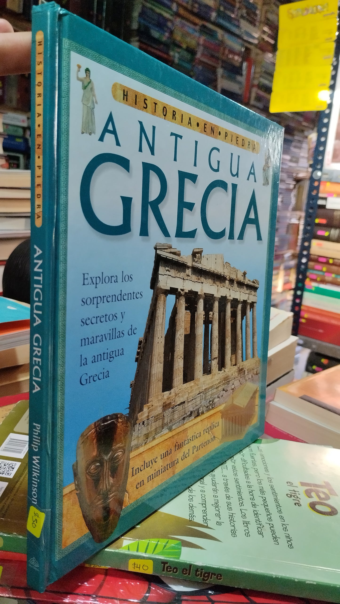 ANTIGUA GRECIA POR PHILIP WILKINSON LIBRO USADO HISTORIA ALDAMA