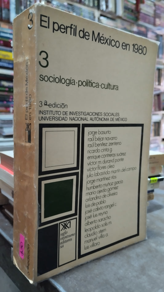 EL PERFIL DE MEXICO EN 1980 LIBRO USADO SOCIOLOGIA ALDAMA