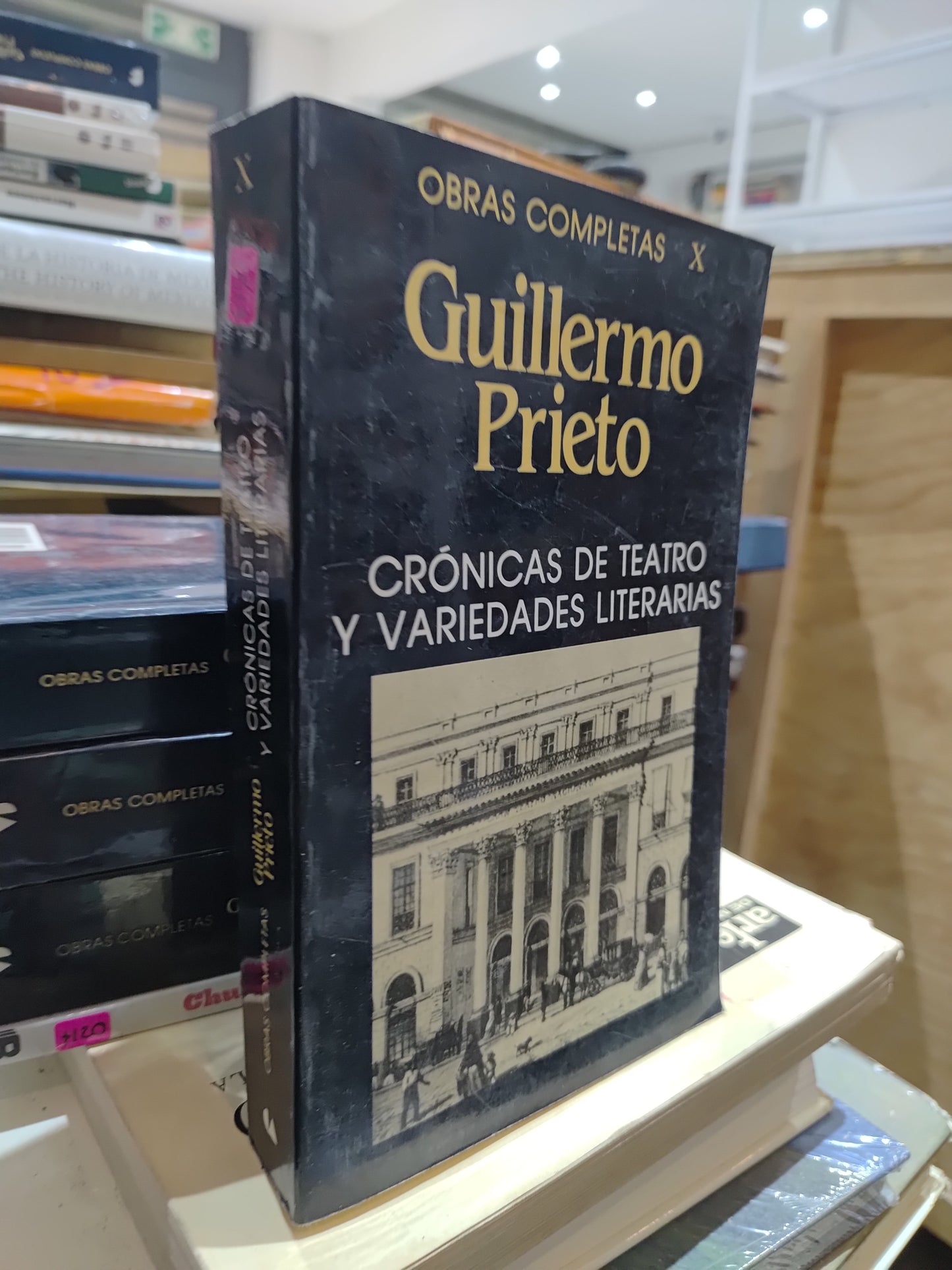 CRONICAS DE TEATRO Y VARIEDADES LITERARIAS POR GUILLERMO PRIETO USADO NOVELAS JUAREZ 515