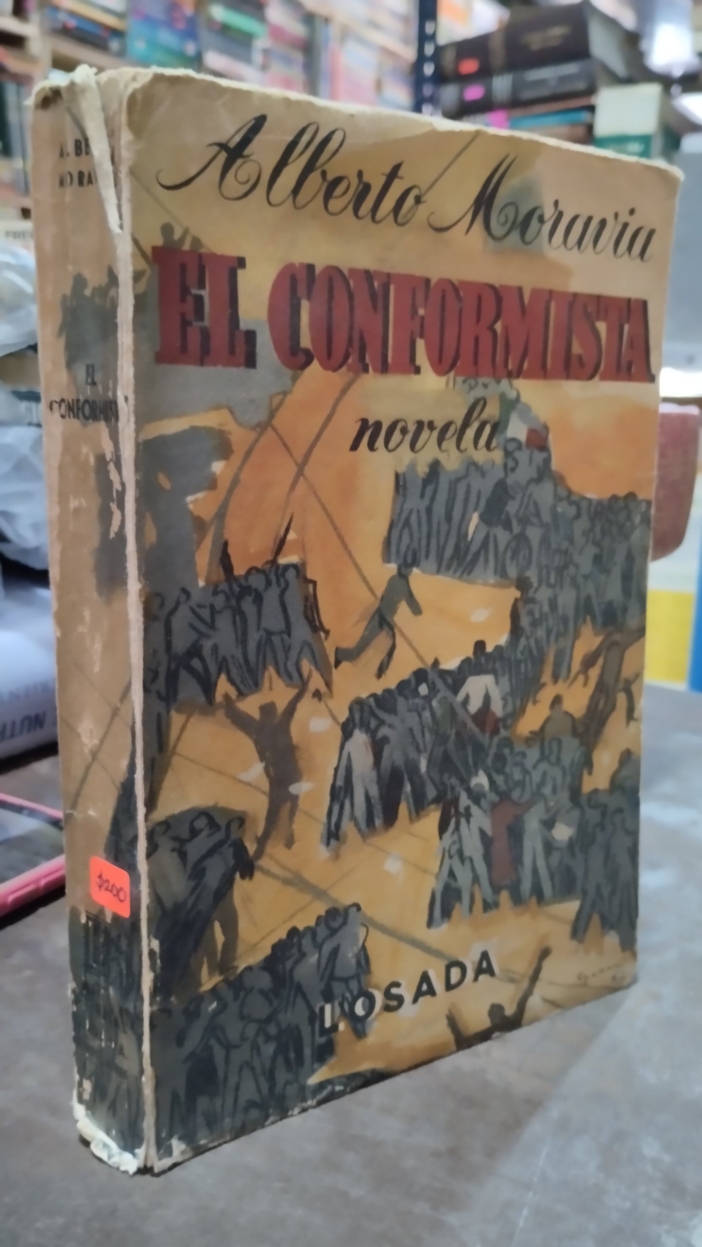 EL CONFORMISTA POR ALBERTO MORAVIA LIBRO USADO ANTIGUO ALDAMA