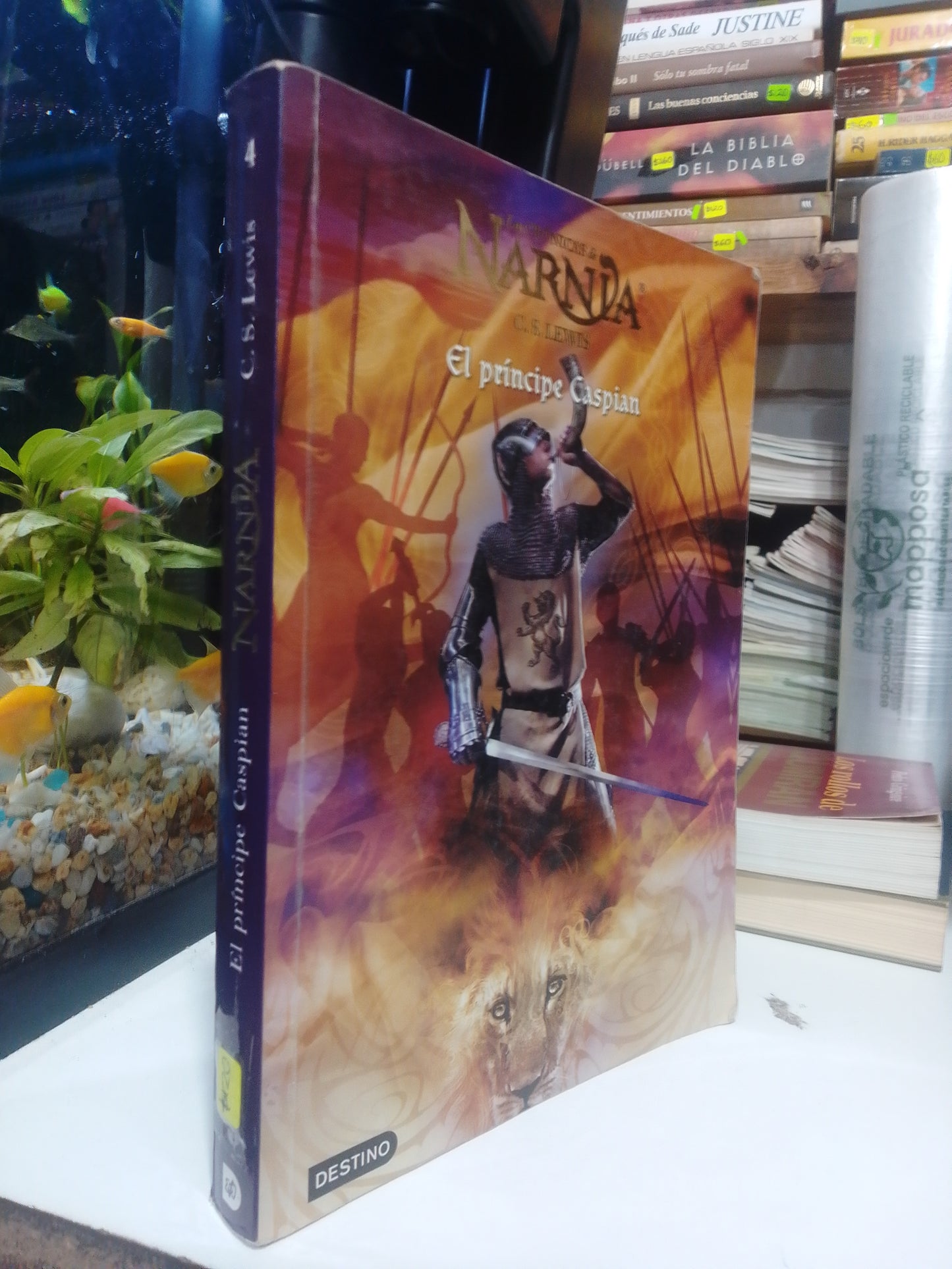 LAS CRONICAS DE NARNIA (EL PRINCIPE CASPIAN), C.S. LEWIS, USADO, NOVELA, JUAREZ 515