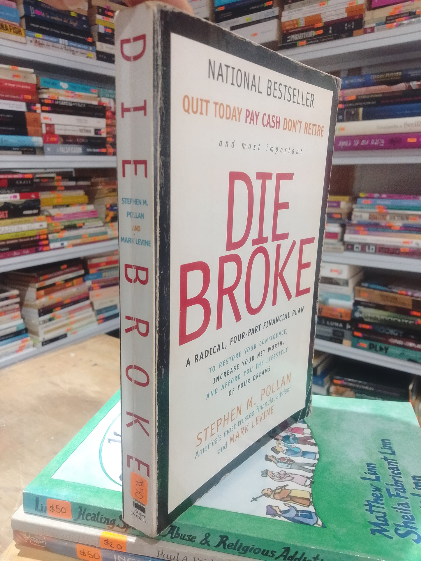 DIE BROKE STEPHEN M POLLAN   USADO IDIOMAS JUAREZ 515
