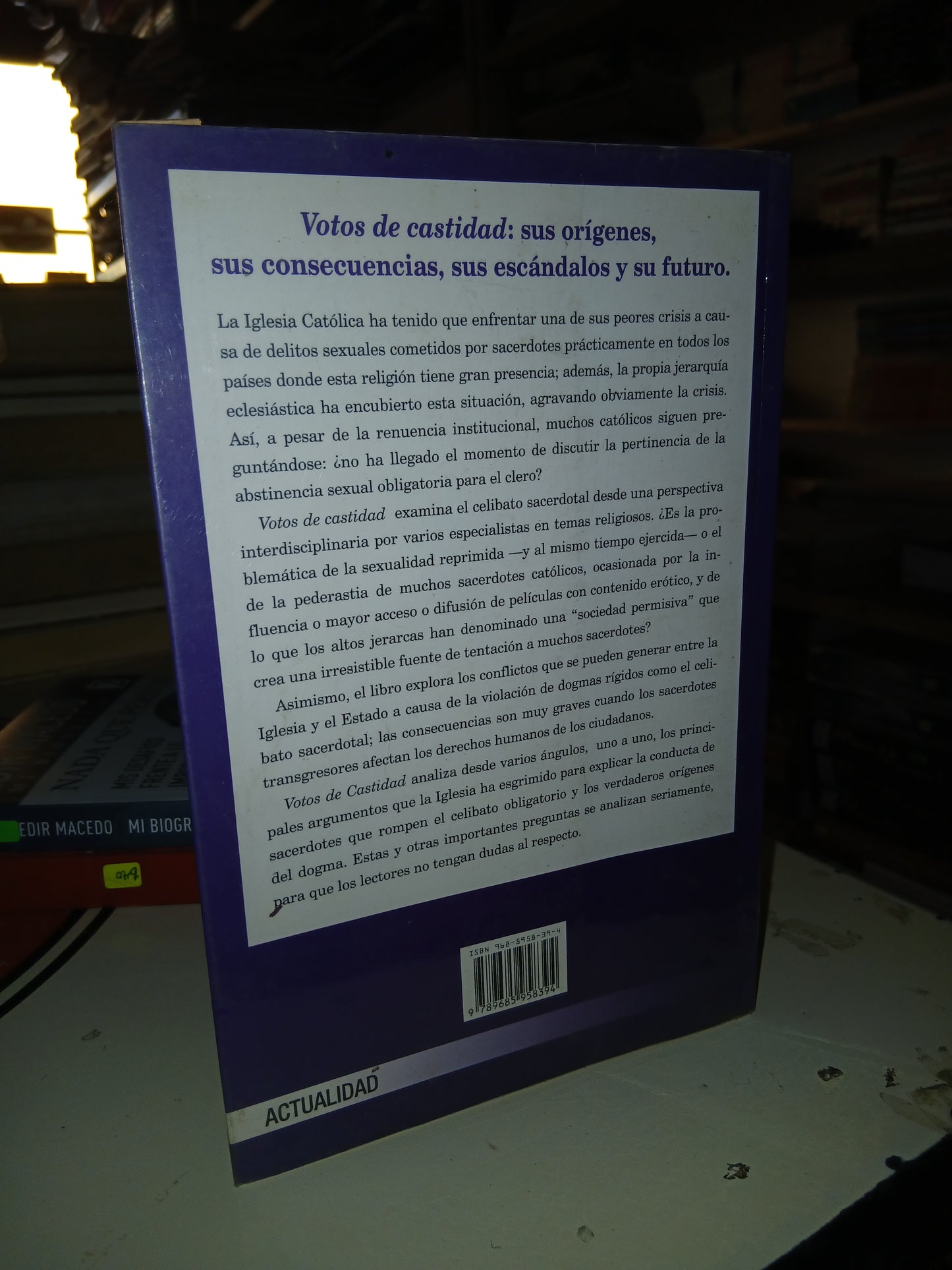 VOTOS DE CASTIDAD (VARIOS AUTORES) USADO RELIGIÓN LITERARIO 207