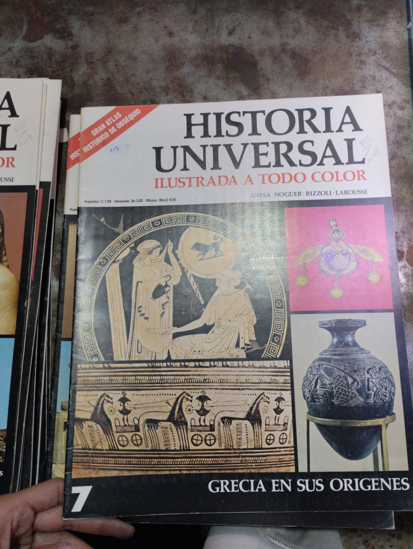 HISTORIA UNIVERSAL ILUSTRADA A TODO COLOR POR ANESA NOGUER RIZZOLI LAROUSSE USADO ARTE ALDAMA