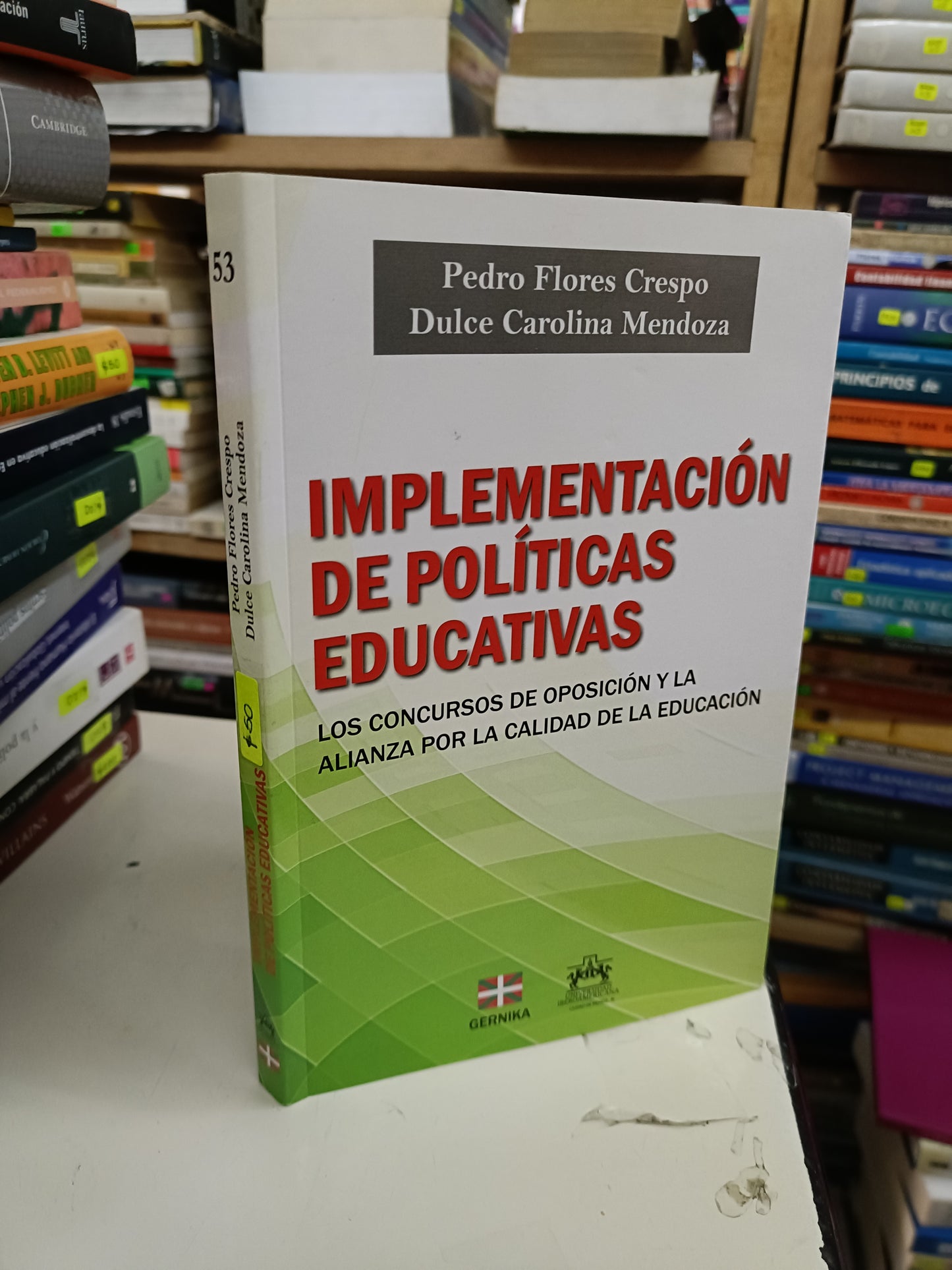 IMPLEMENTACIÓN DE POLÍTICAS EDUCATIVAS POR PEDRO FLORES CRESPO Y DULCE CAROLINA MENDOZA USADO POLÍTICA LITERARIO 207