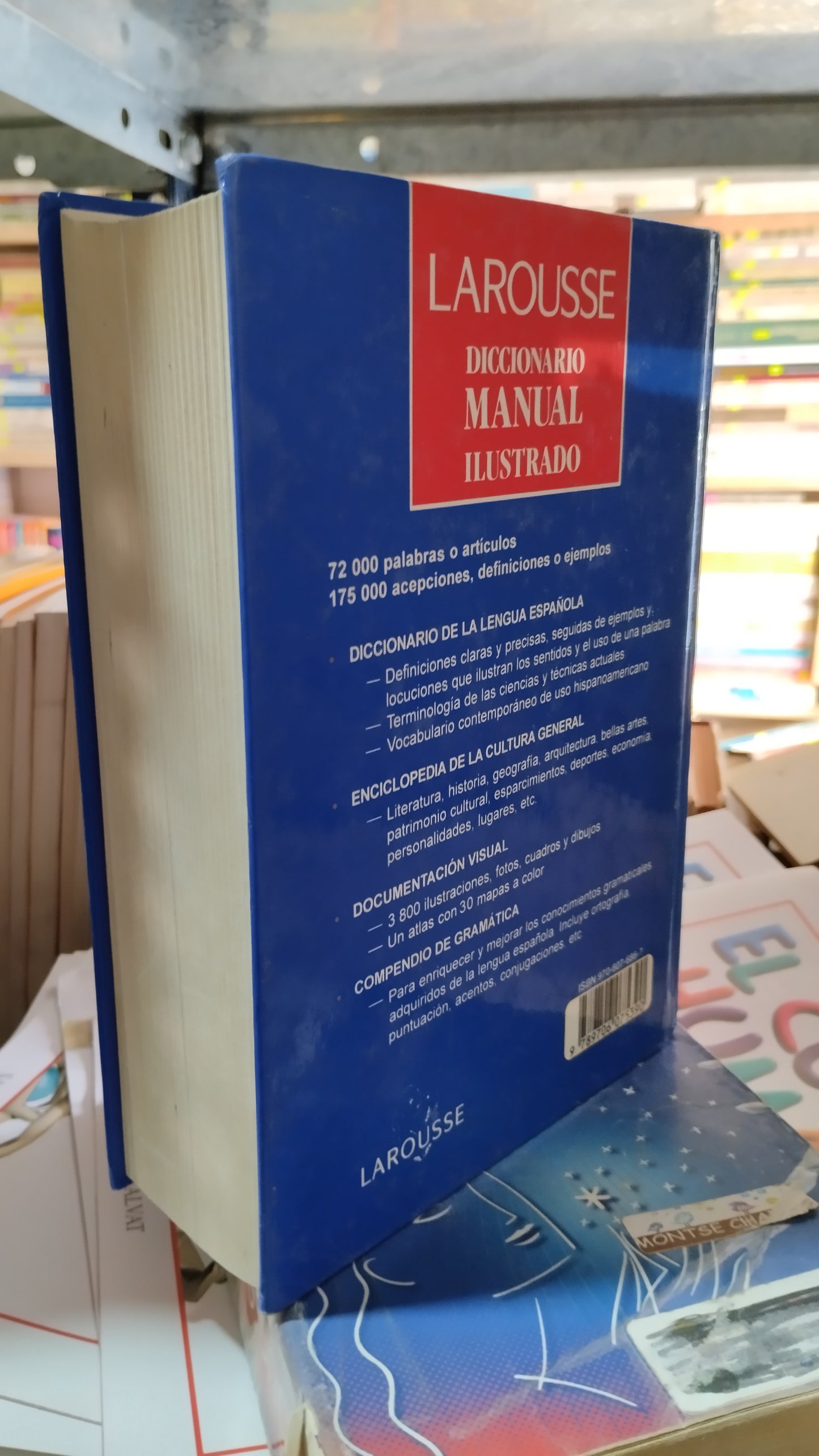 DICCIONARIO MANUAL ILUSTRADO LAROUSSE LIBRO USADO EDUCACIÓN ALDAMA