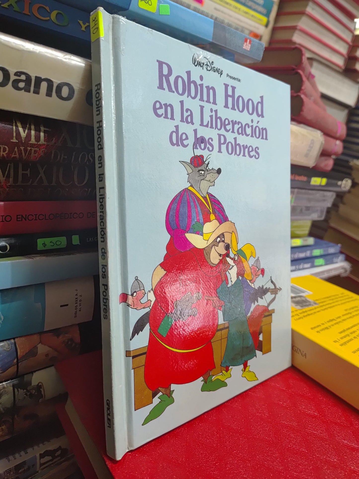 ROBIN HOOD EN LA LIBERACION DE LOS PODERES POR EDITORIAL GROLIER USADO INFANTILES JUAREZ 507