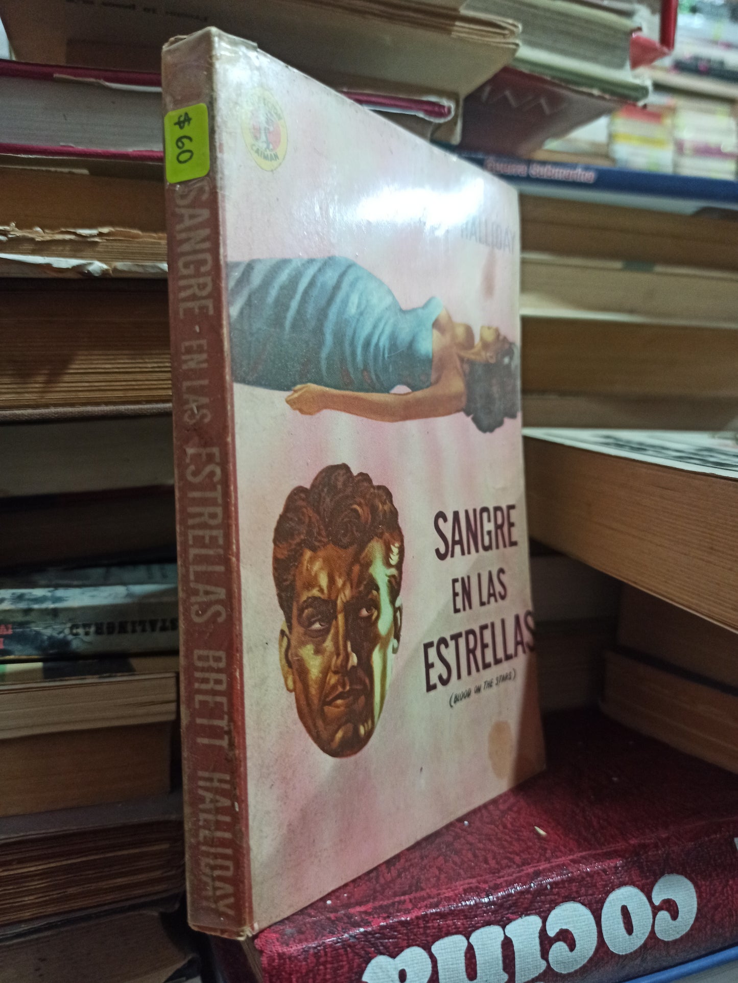 SANGRE EN LAS ESTRELLAS POR BRETT HALLDAY USADO NOVELAS ALDAMA