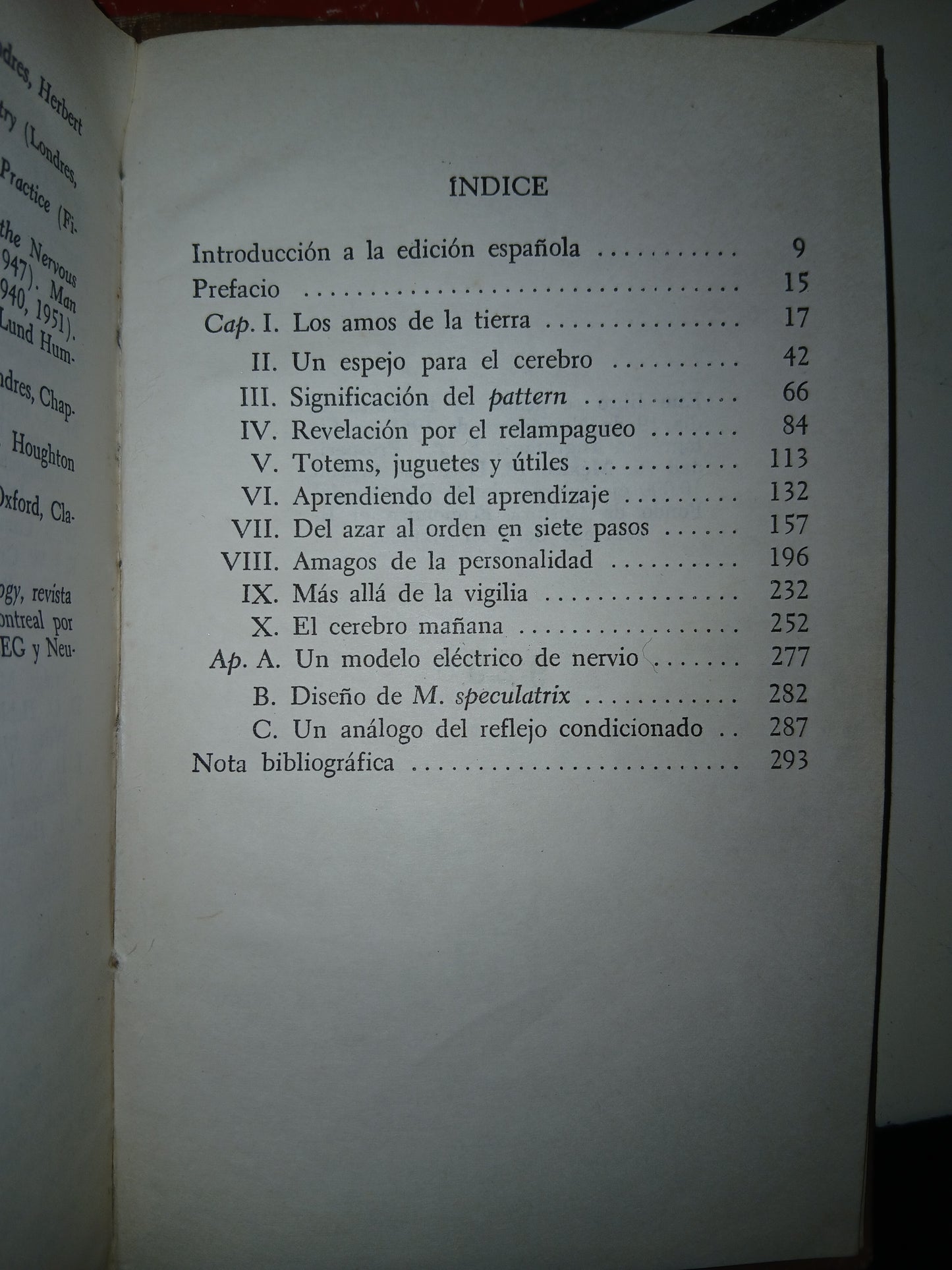 EL CEREBRO VIVIENTE POR W. GREY WALTER USADO CIENCIA LITERARIO 207