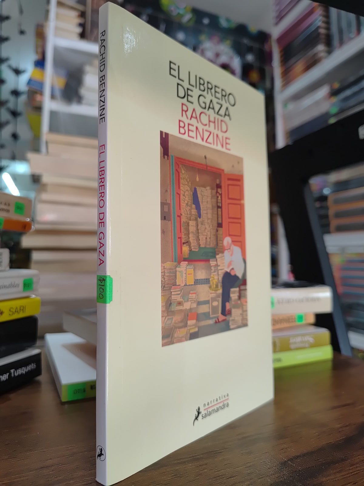 LIBRERO DE GAZA POR RACHID BENZINE USADO NOVELAS JUAREZ 515