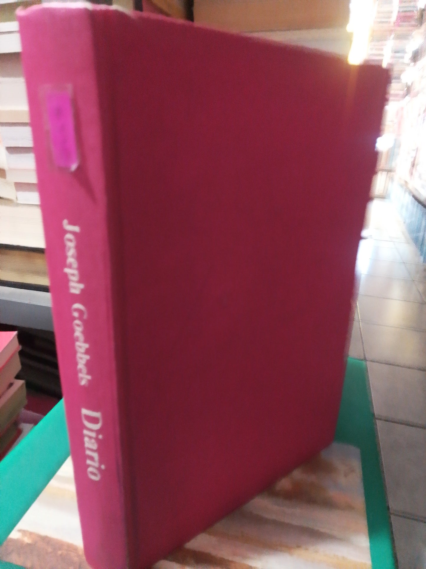 DIARIO POR JOSEPH GOEBBELS USADO NOVELA JUÁREZ