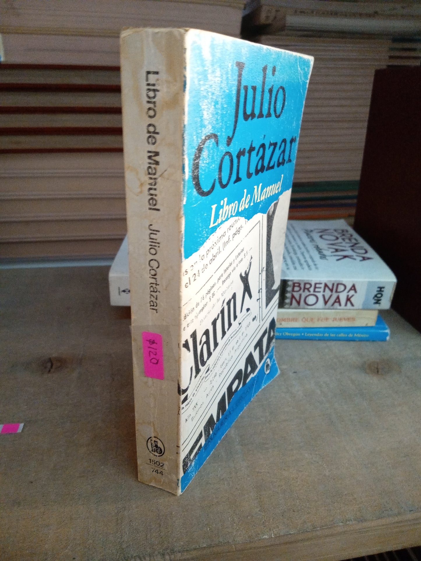 LIBRO DE MANUEL POR JULIO CORTAZAR USADO NOVELA LITERARIO 207