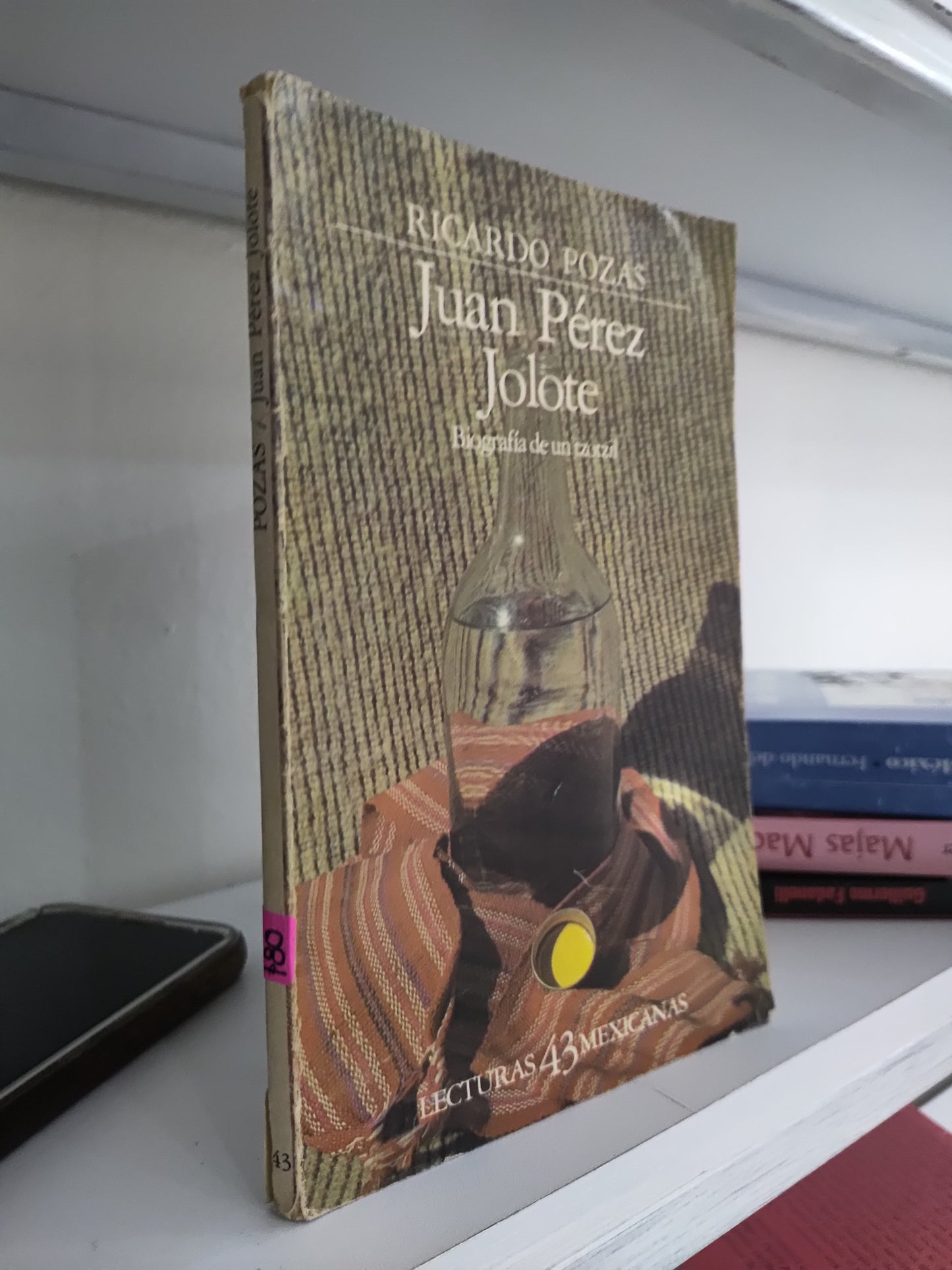 JUAN PEREZ JOLOTE POR RICARDO POZAS USADO NOVELAS JUAREZ 515