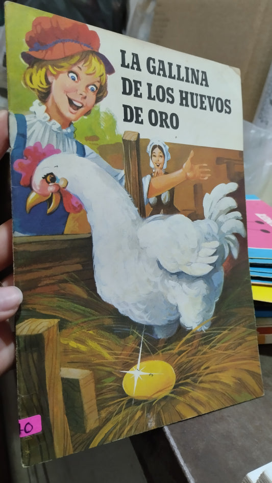LA GALLINA DE LOS HUEVOS DE ORO POR EDITORIAL LUZARRA LIBRO USADO INFANTIL ALDAMA