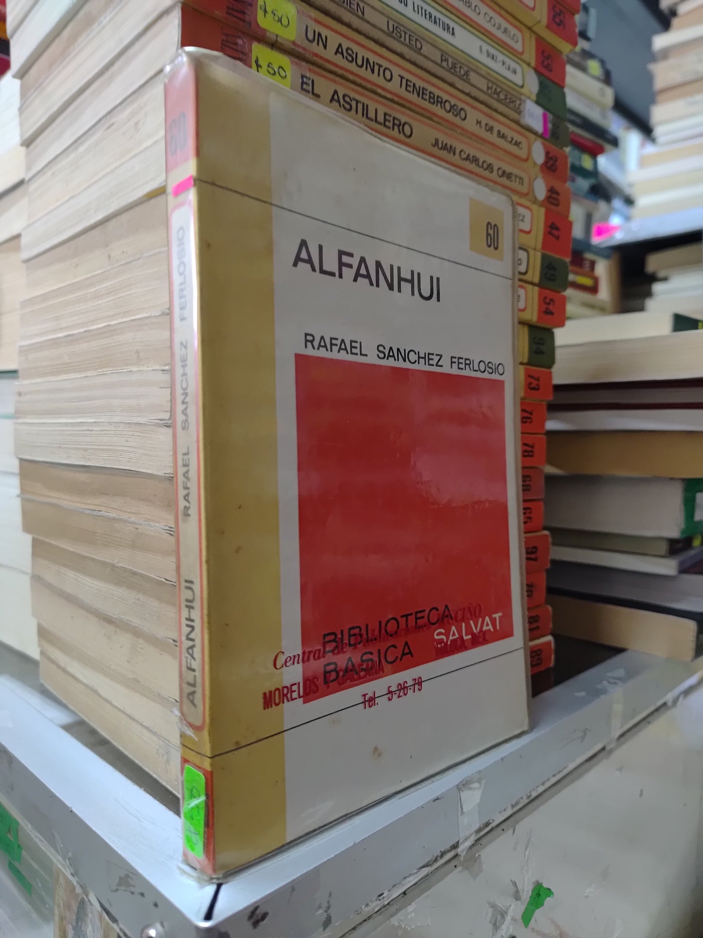 ALFANHUI POR RAFAEL SANCHEZ FERLOSIO USADO NOVELAS JUAREZ 507