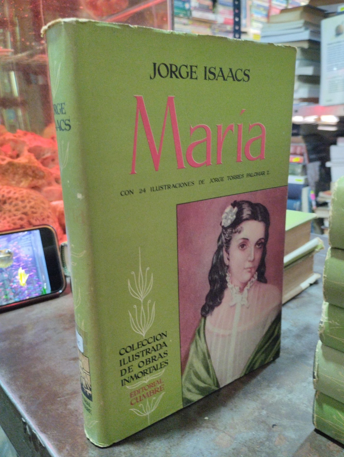 MARIA POR JORGE ISAACS USADO NOVELAS ALDAMA