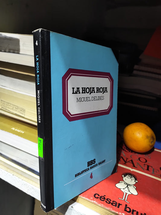 LA HOJA ROJA POR MIGUEL DELIBES USADO NOVELAS JUAREZ 507