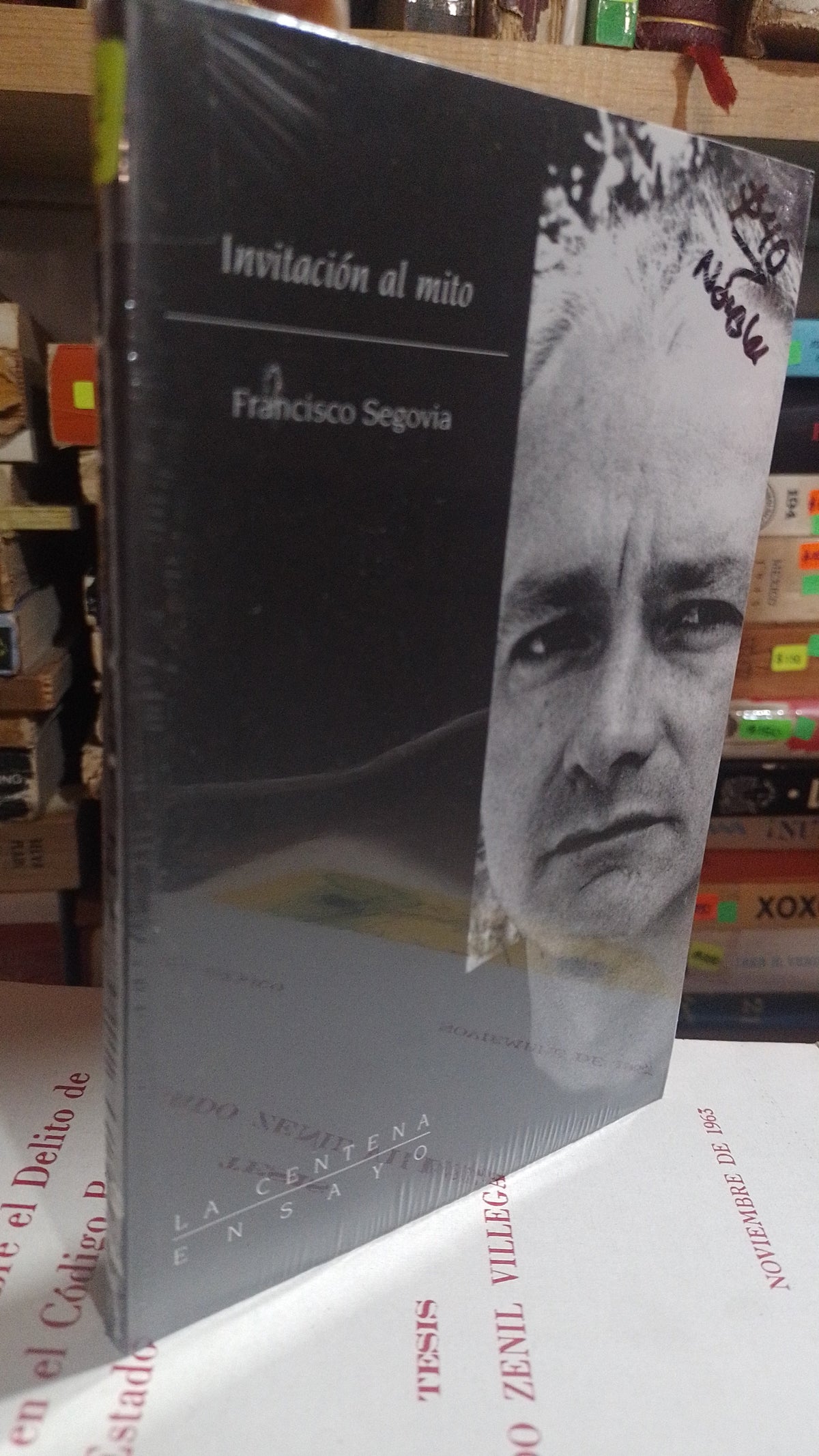 INVITACION AL MITO POR FRANCISCO SEGOVIA USADO NOVELA ALDAMA