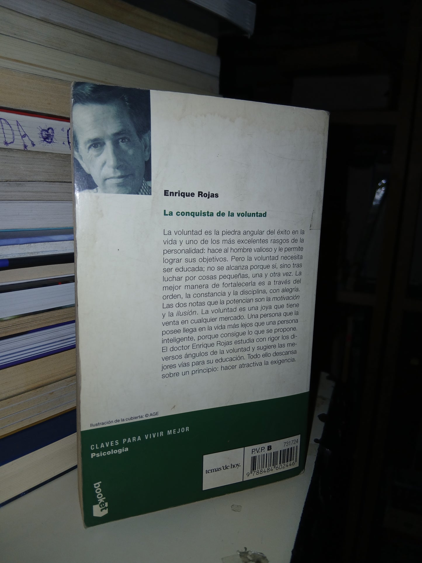 LA CONQUISTA DE LA VOLUNTAD POR ENRIQUE ROJAS USADO SUPERACIÓN PERSONAL LITERARIO 207