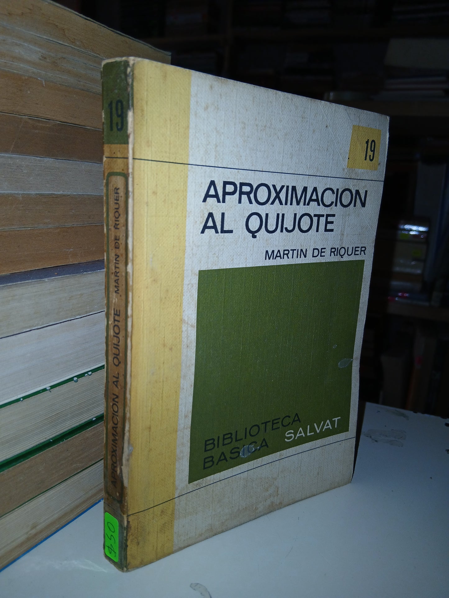 APROXIMACIÓN AL QUIJOTE POR MARTÍN DE RIQUER USADO NOVELA LITERARIO 207