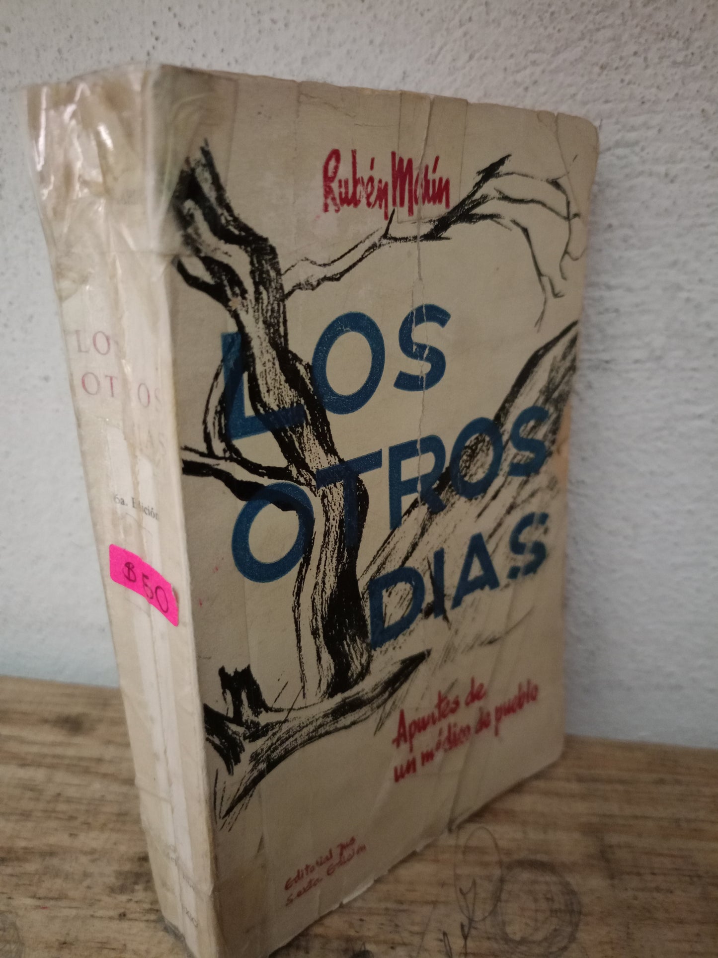 LOS OTROS DIAS RUBEN MARIN USADO NOVELA LITERARIO 305