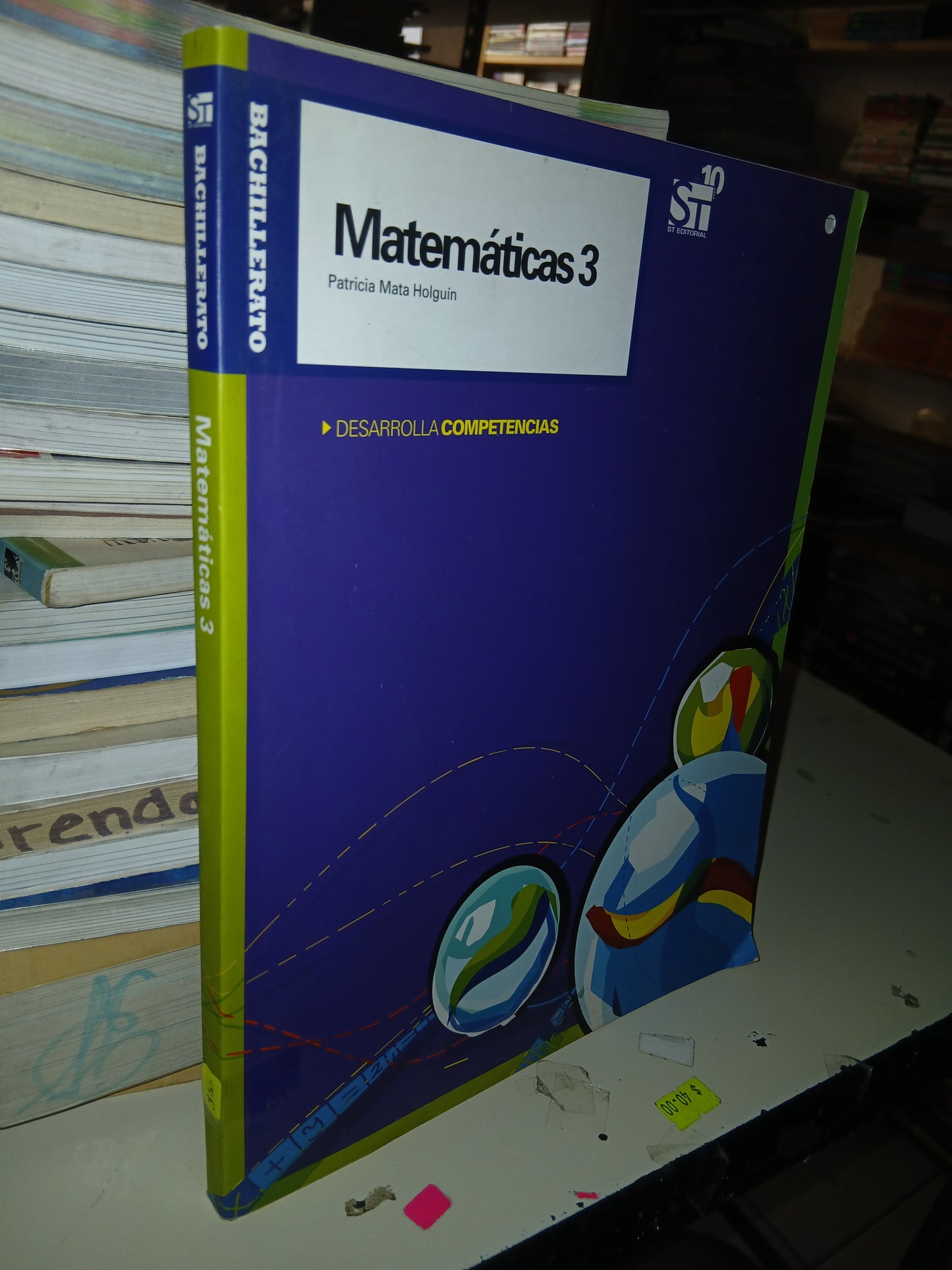 MATEMÁTICAS 3 BACHILLERATO POR PATRICIA MATA HOLGUÍN USADO MATEMÁTICAS LITERARIO 207