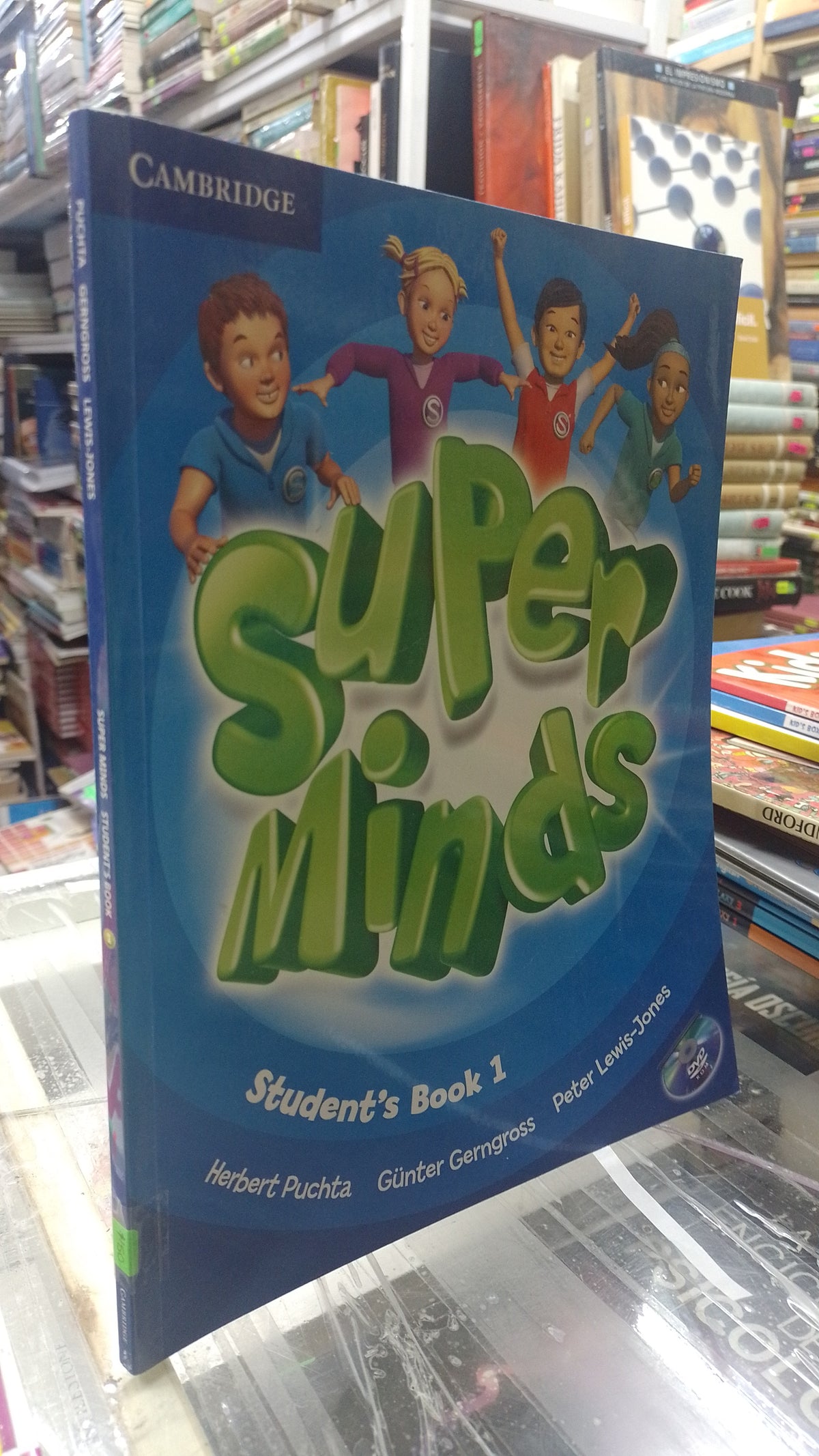 SUPER MINDS STUDENTS BOOKS 1 POR HERBERT PUCHTA GUNTER GERNGROSS PETER LEWIS JONES USADO IDIOMAS JUAREZ 507