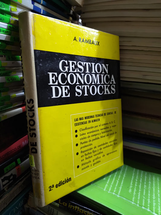 GESTION ECONOMICA DE STOCKS POR A. RAMBAUX USADO ADMINISTRACION JUAREZ 507