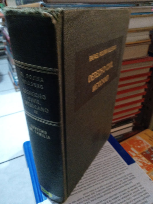 DERECHO CIVIL MEXICANO POR RAFAEL ROJINA VILLEGAS USADO DERECHO JUÁREZ