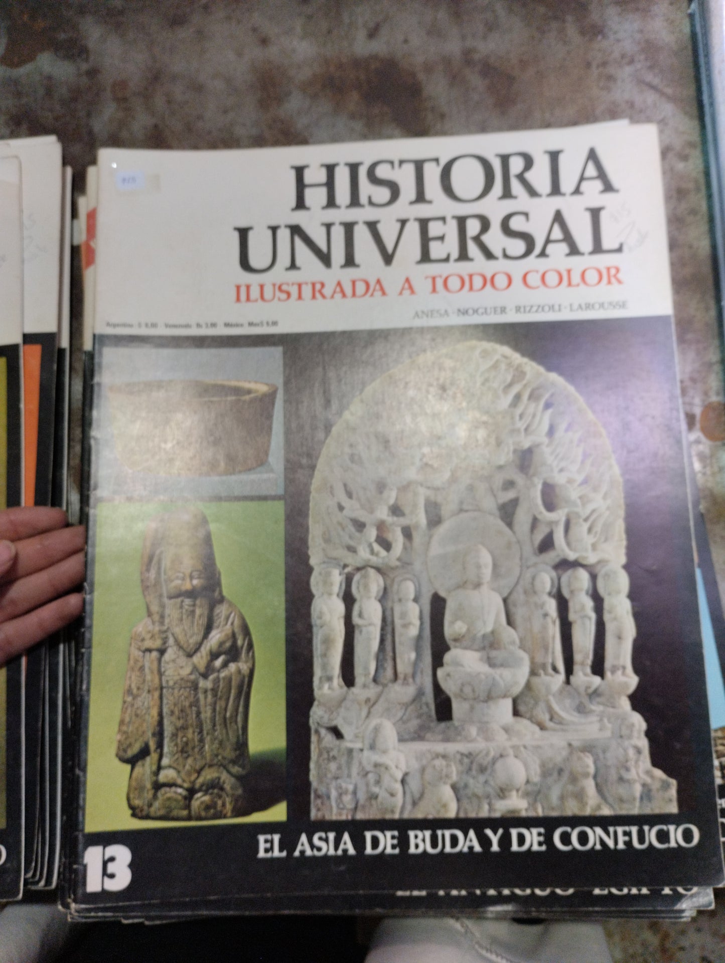 HISTORIA UNIVERSAL ILUSTRADA A TODO COLOR POR ANESA NOGUER RIZZOLI LAROUSSE USADO ARTE ALDAMA