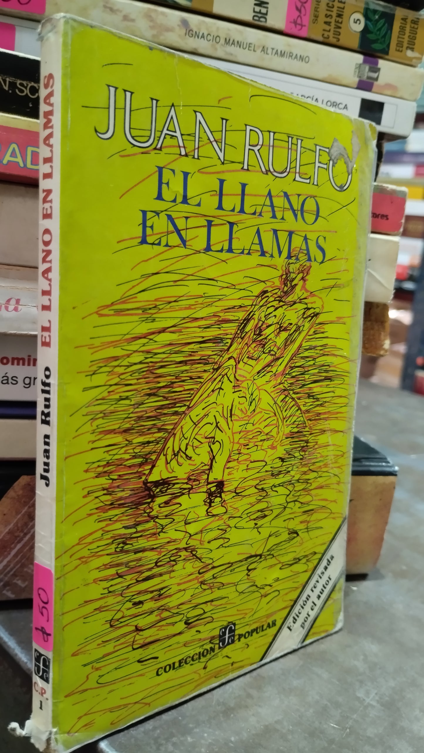 EL LLANO EN LLAMAS POR JUAN RULFO LIBRO USADO NOVELAS ALDAMA