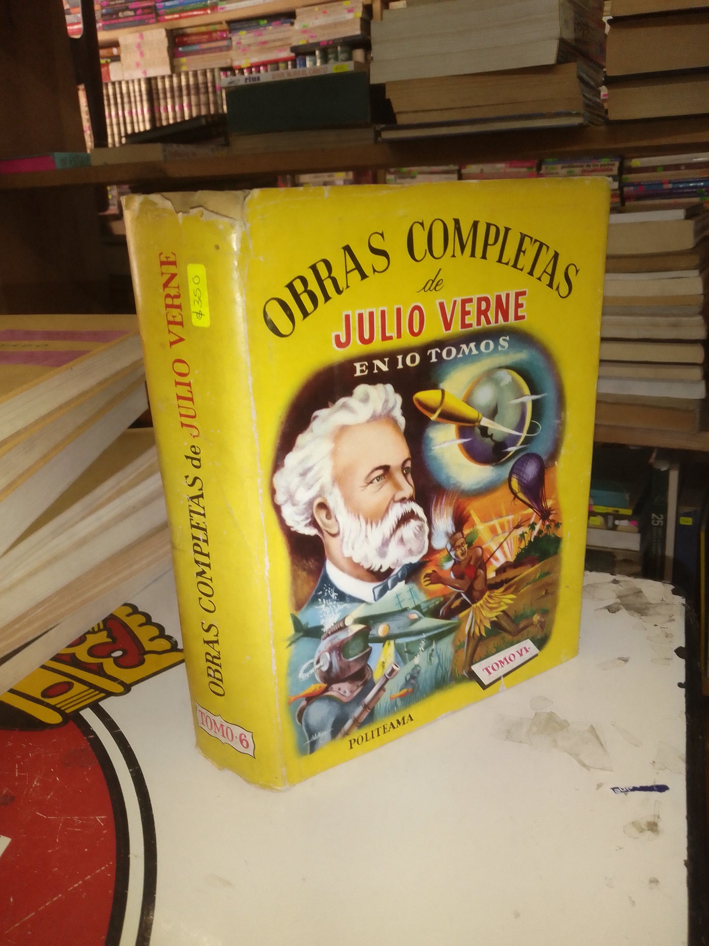 OBRAS COMPLETAS DE JULIO VERNE TOMO 6 USADO NOVELA LITERARIO 207
