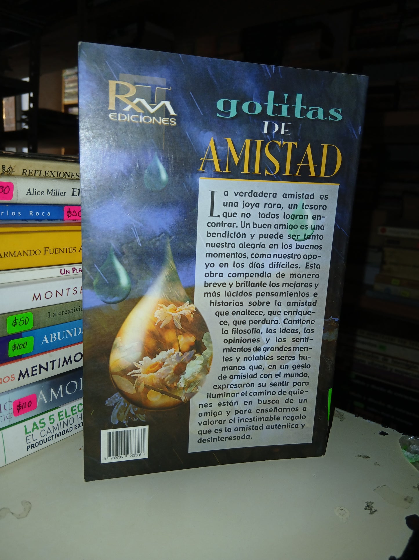 GOTITAS DE AMISTAD (VARIOS AUTORES) USADO SUPERACIÓN PERSONAL LITERARIO 207