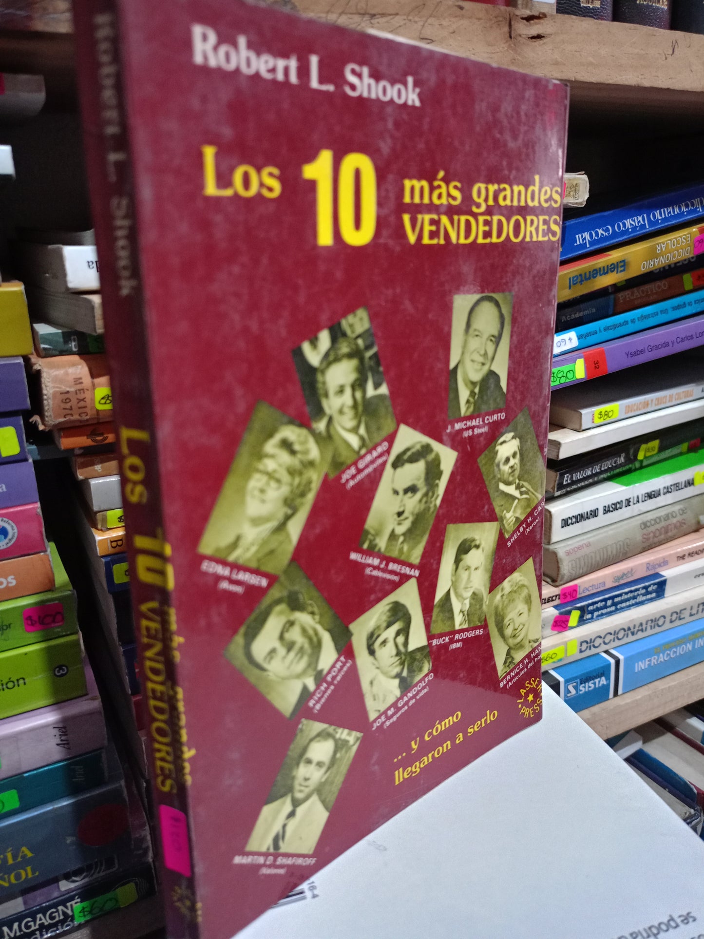 LOS 10 MAS GRANDES VENDEDORES POR ROBERT L. SHOOK USADO ADMIN LITERARIO 305
