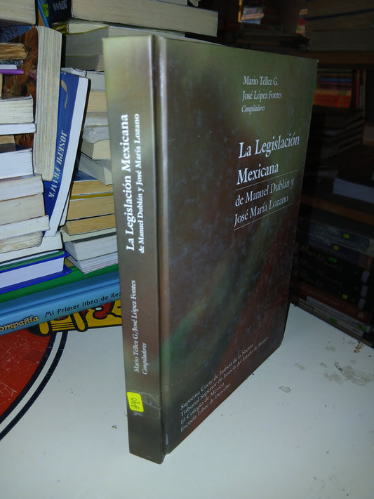 LA LEGISLACIÓN MEXICANA DE MANUEL DUBLÁN Y JOSÉ MARÍA LOZANO COMPILADO POR MARIO TÉLLEZ G. Y JOSÉ LÓPEZ FONTES USADO DERECHO LITERARIO 207