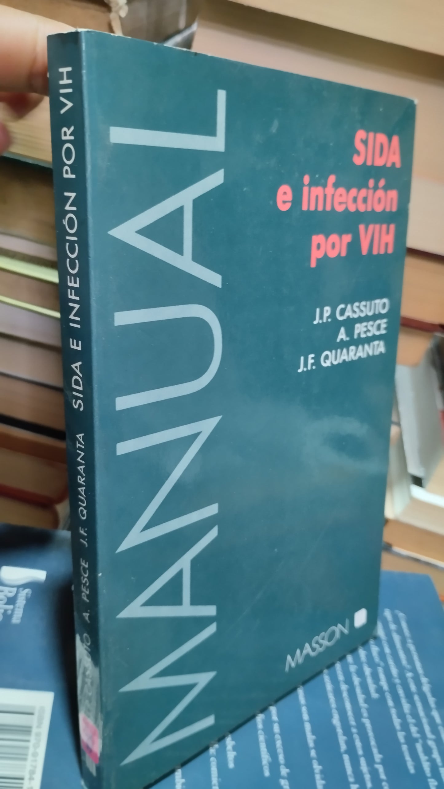 SIDA E INFECCION POR VIH POR J P CASSUTO LIBRO USADO SALUD ALDAMA