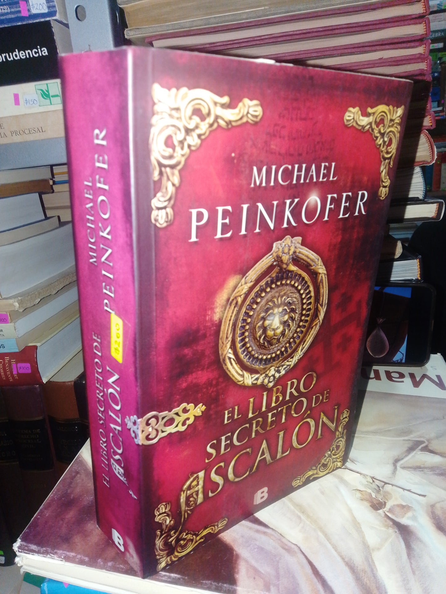 EL LIBRO SECRETO DE ASCALON POR MICHAEL PEINKOFER USADO NOVELA JUÁREZ