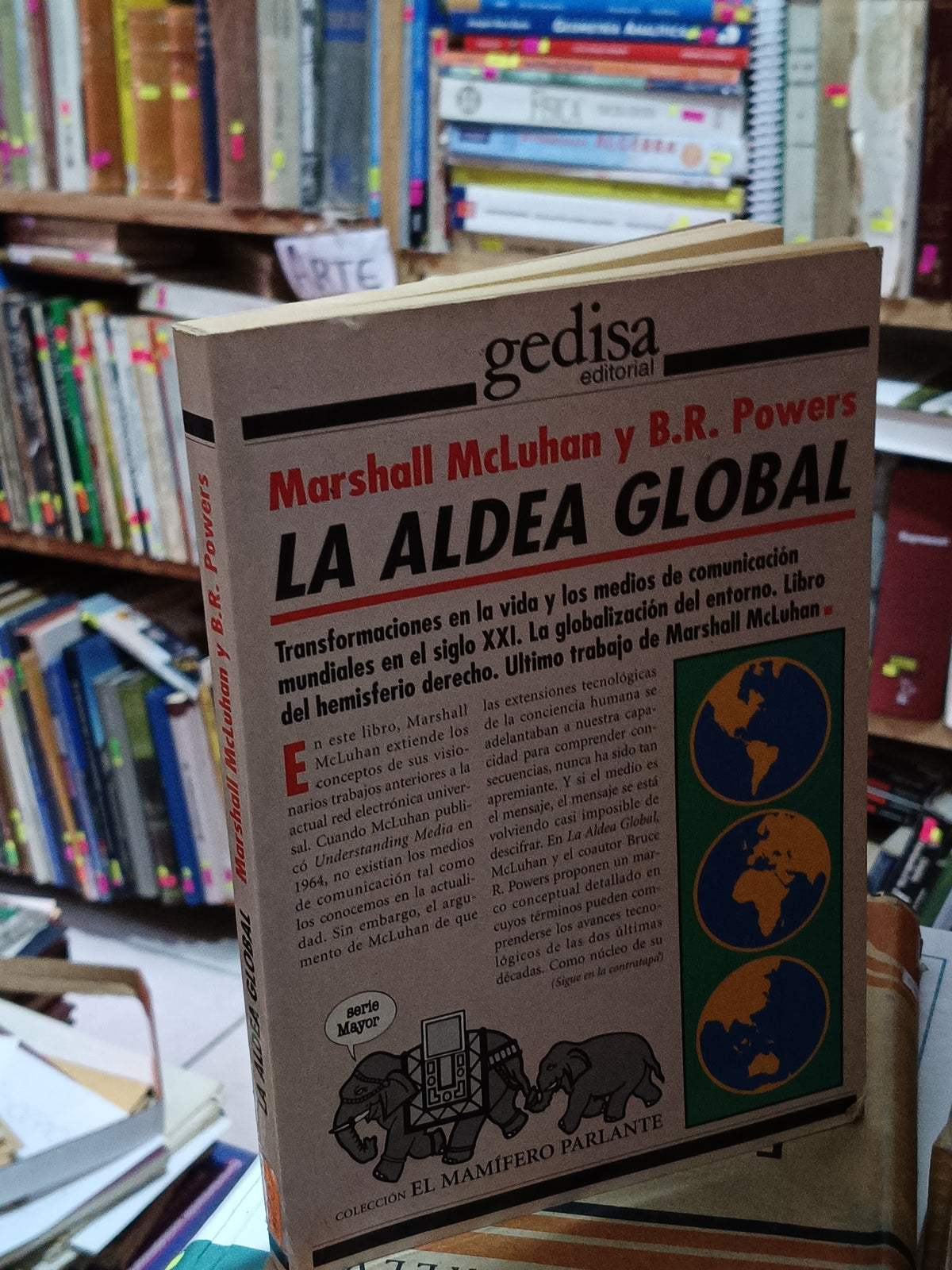 LA ALDEA GLOBAL MARSHALL MCLUHAN Y B.R POWERS USADO SOCIOLOGIA LITERARIO 305