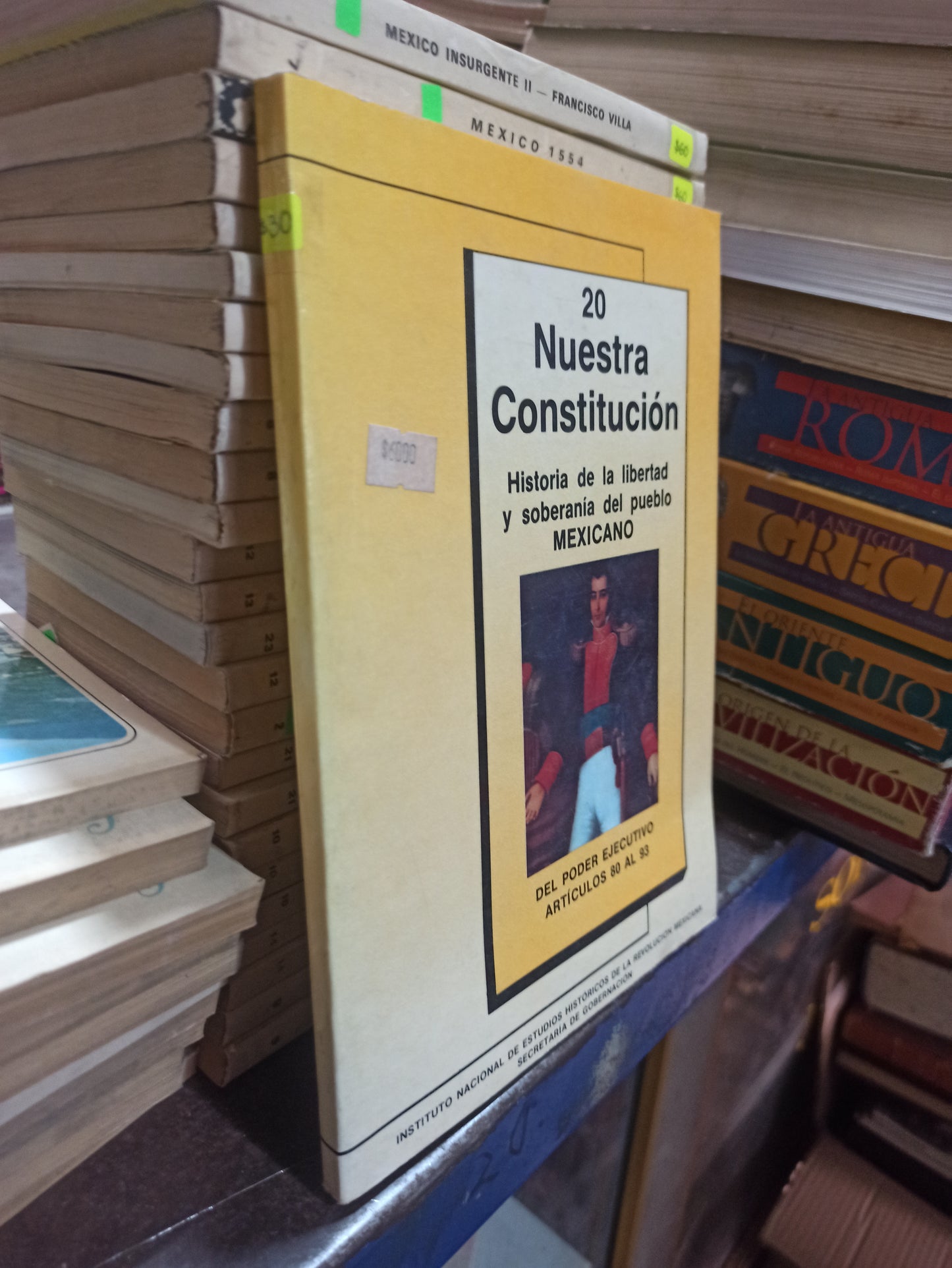 NUESTRA CONSTITUCION N.20 POR INSTITUTO NACIONAL DE ESTUDIOS HISTORICOS USADO HISTORIA ALDAMA