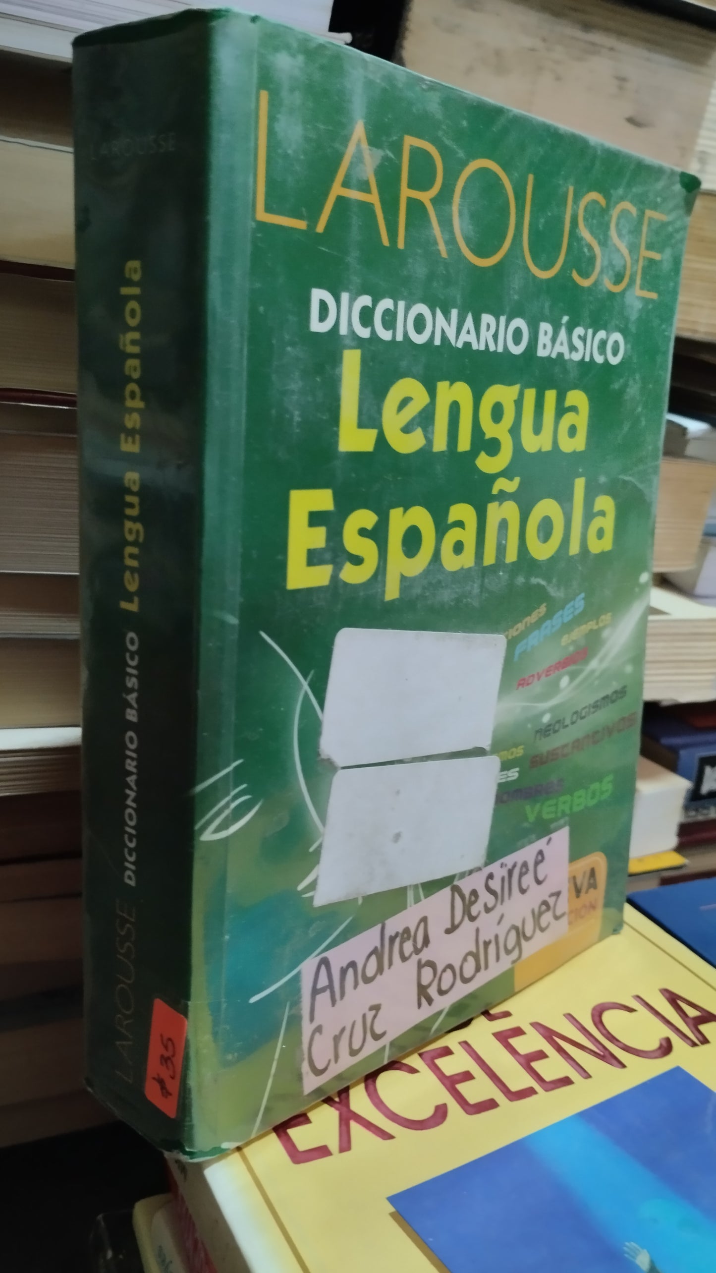 LAROUSSE DICCIONARIO BASICO LENGUA ESPAÑOLA LIBRO USADO EDUCACION ALDAMA