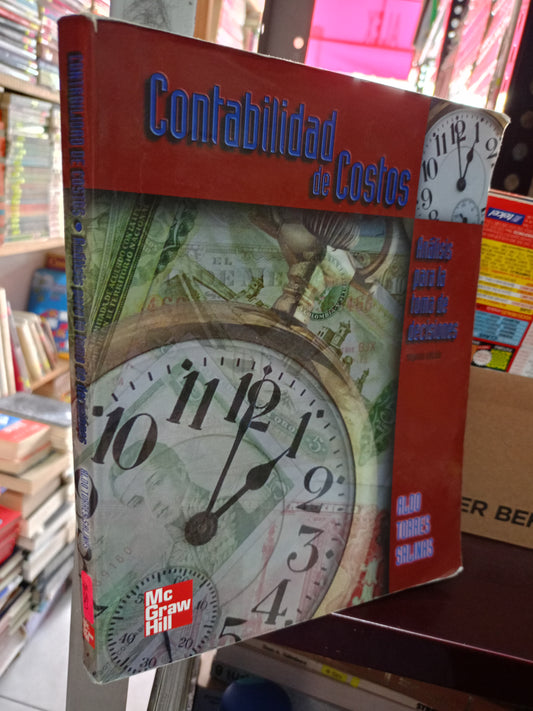 CONTABILIDAD DE COSTOS POR ALDO TORRES SALINAS USADO ADMN LITERARIO 305