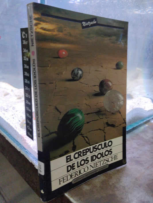 EL CREPUSCULO DE LOS IDOLOS POR FEDERICO NIETZSCHE USADO NOVELAS ALDAMA