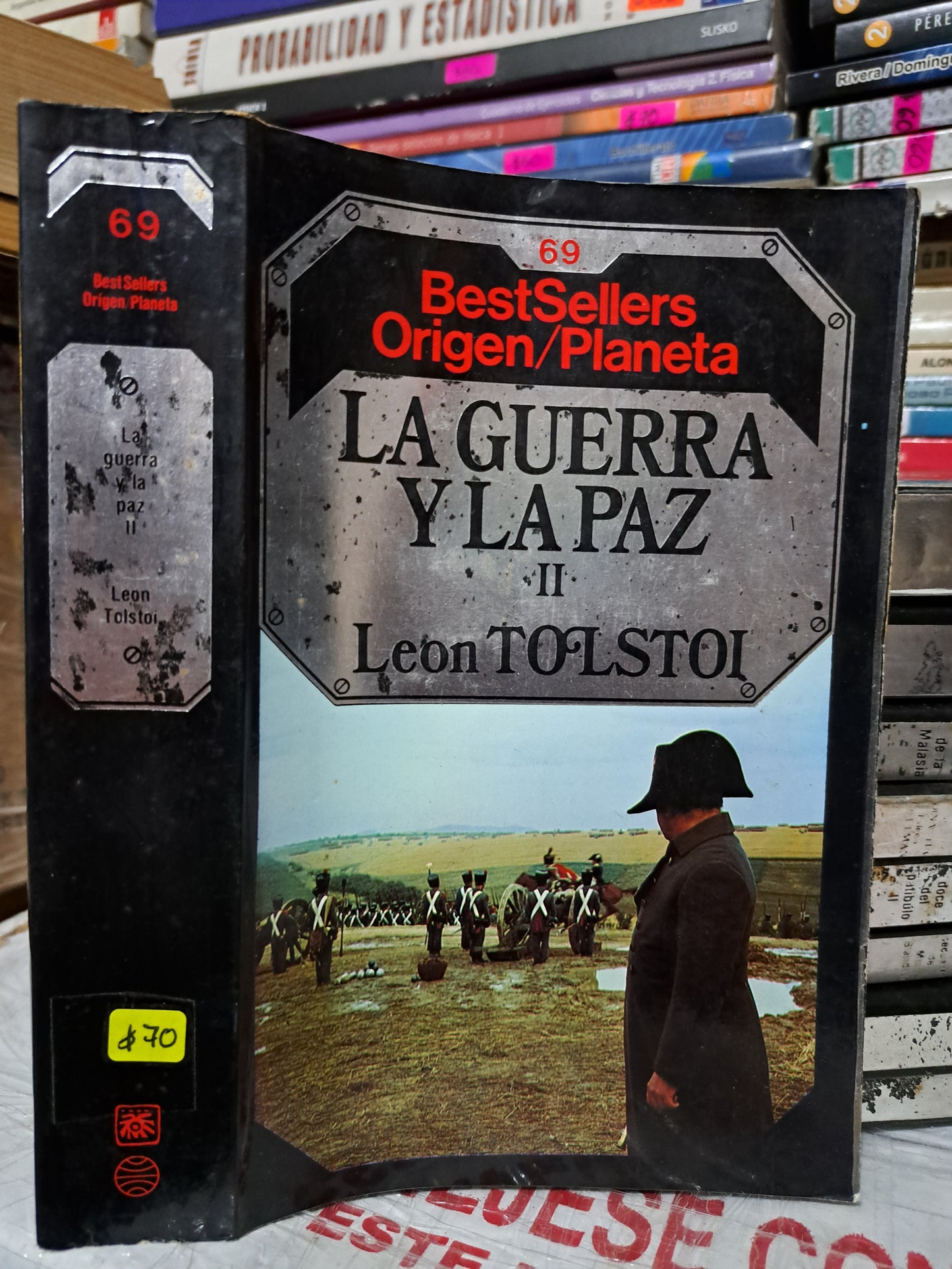 LA GUERRA Y LA PAZ II #69 LEON TOLSTOI USADO NOVELA JUÁREZ