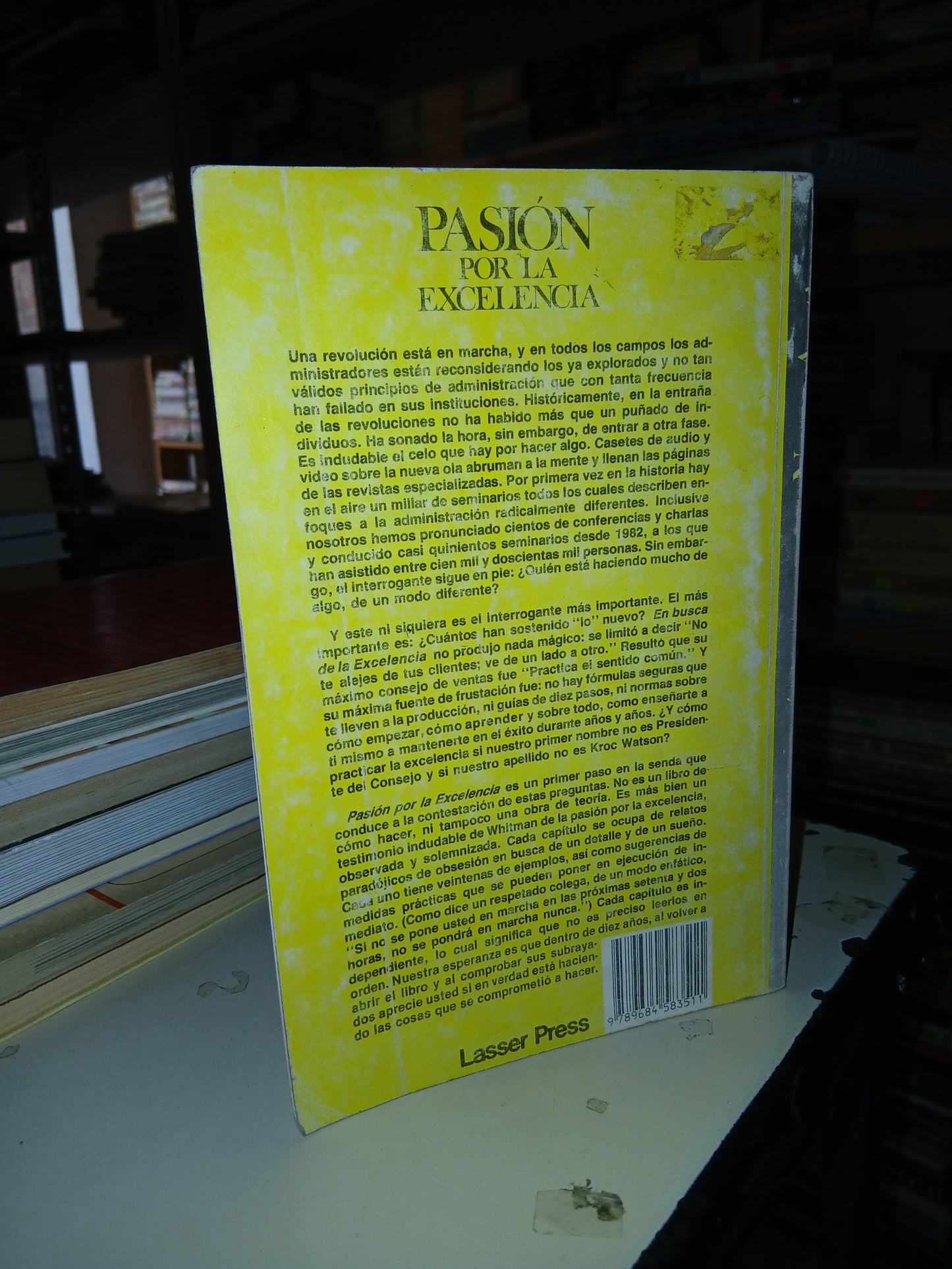 PASIÓN POR LA EXCELENCIA POR NANCY AUSTIN Y TOM PETERS USADO MARKETING LITERARIO 207