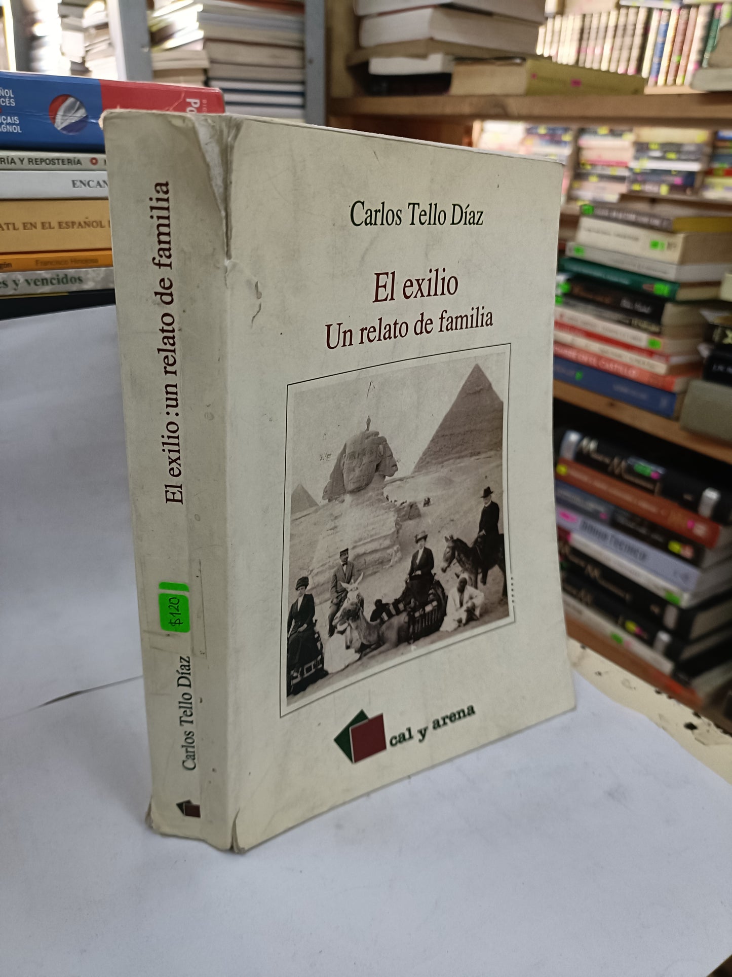 EL EXILIO UN RELATO DE FAMILIA POR CARLOS TELLO DIAZ USADO NOVELA LITERARIO 207