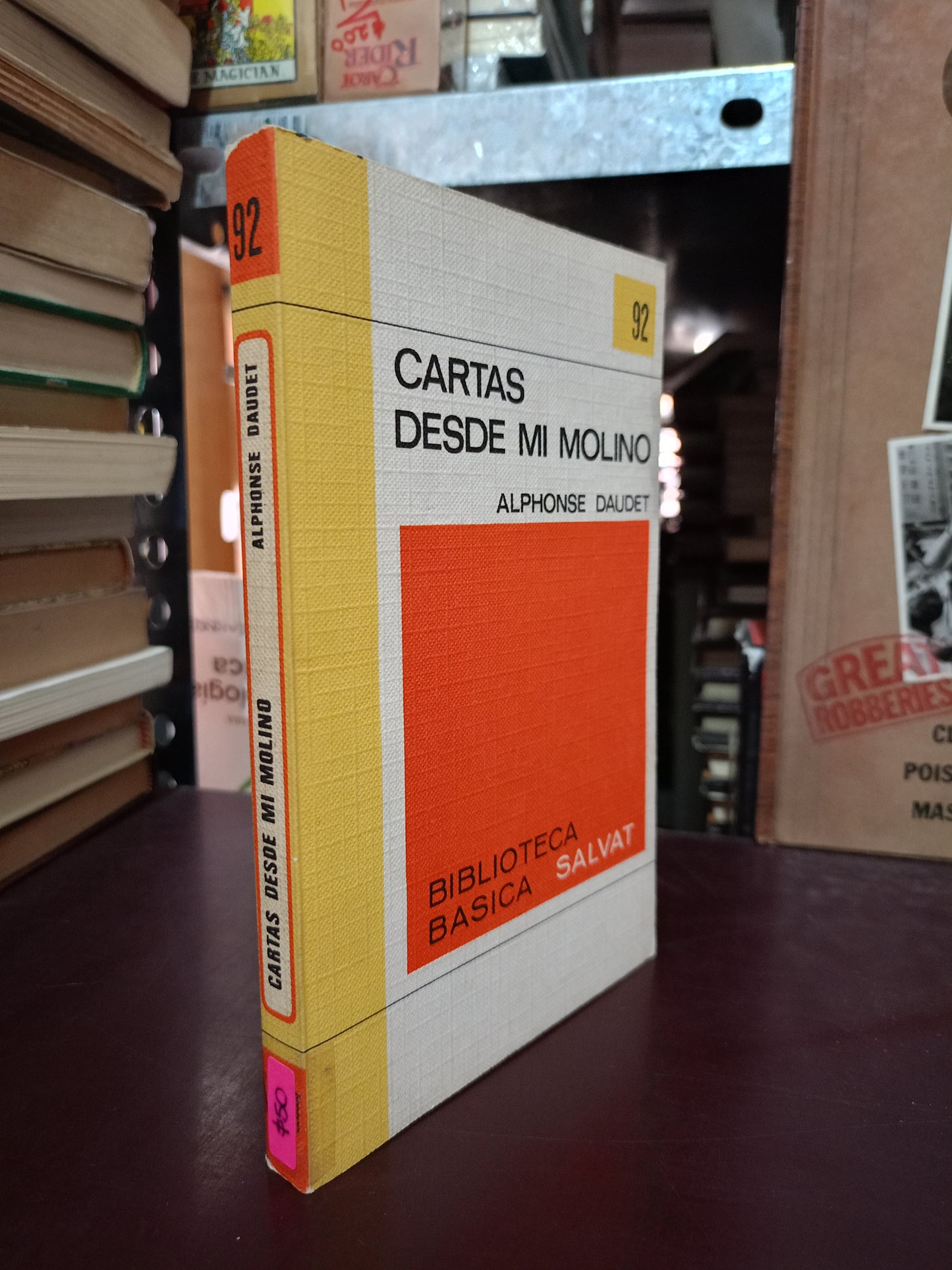CARTAS DESDE MI MOLINO POR ALPHONSE DAUDET USADO NOVELA LITERARIO 305
