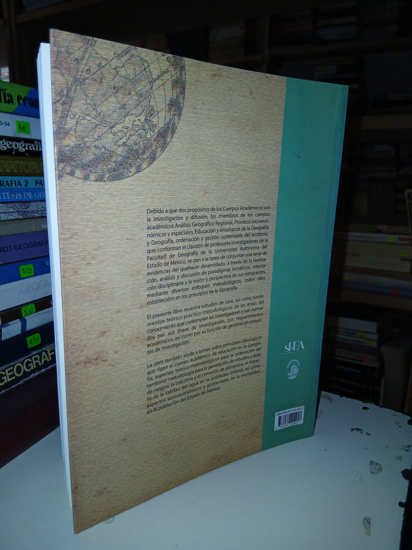 GEOGRAFÍA, CUERPOS ACADÉMICOS POR MIGUEL ÁNGEL BALDERAS PLATA USADO GEOGRAFÍA LITERARIO 207