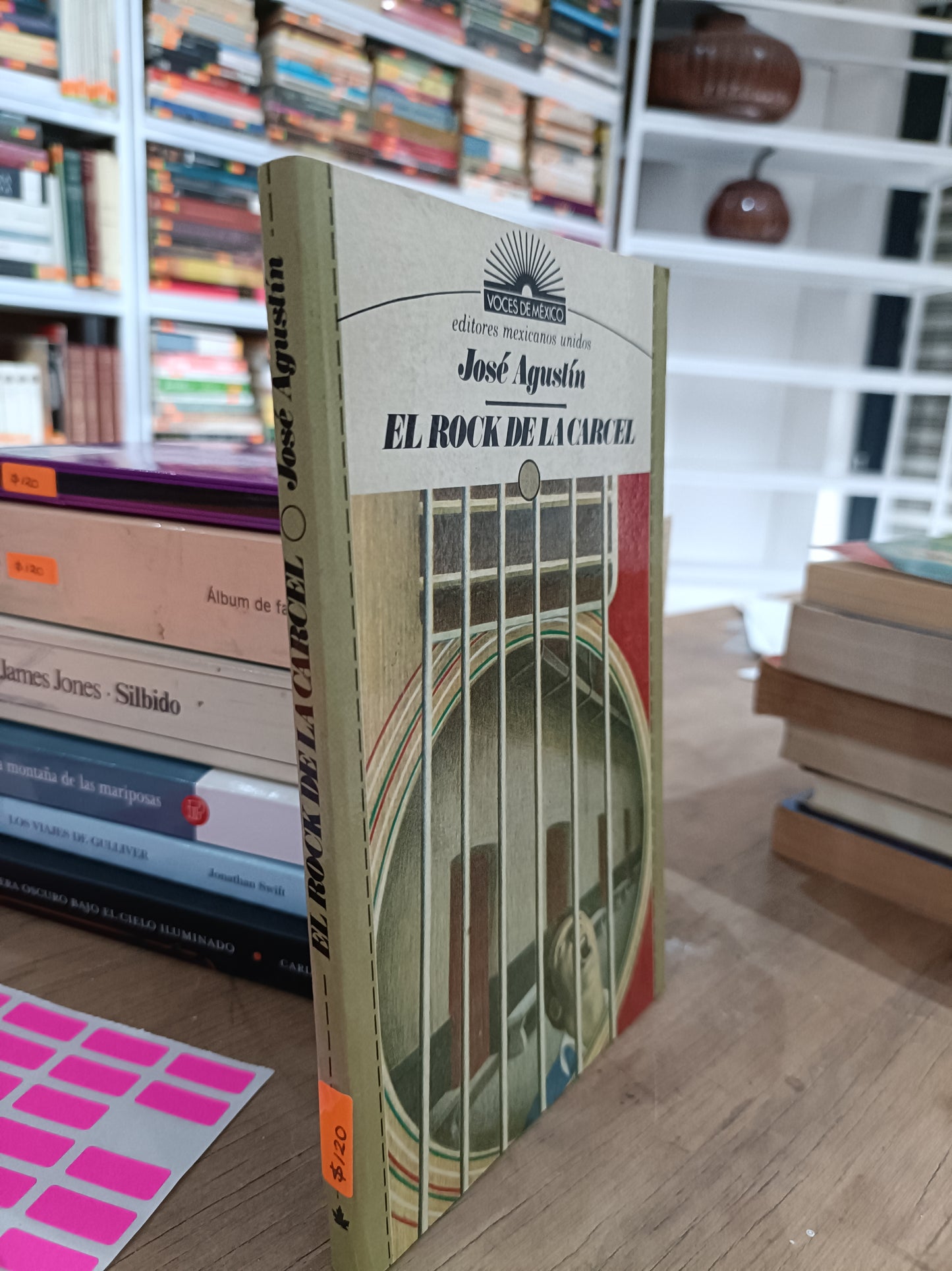 EL ROCK DE LA CARCEL POR JOSE AGUSTIN USADO NOVELA JUAREZ 515